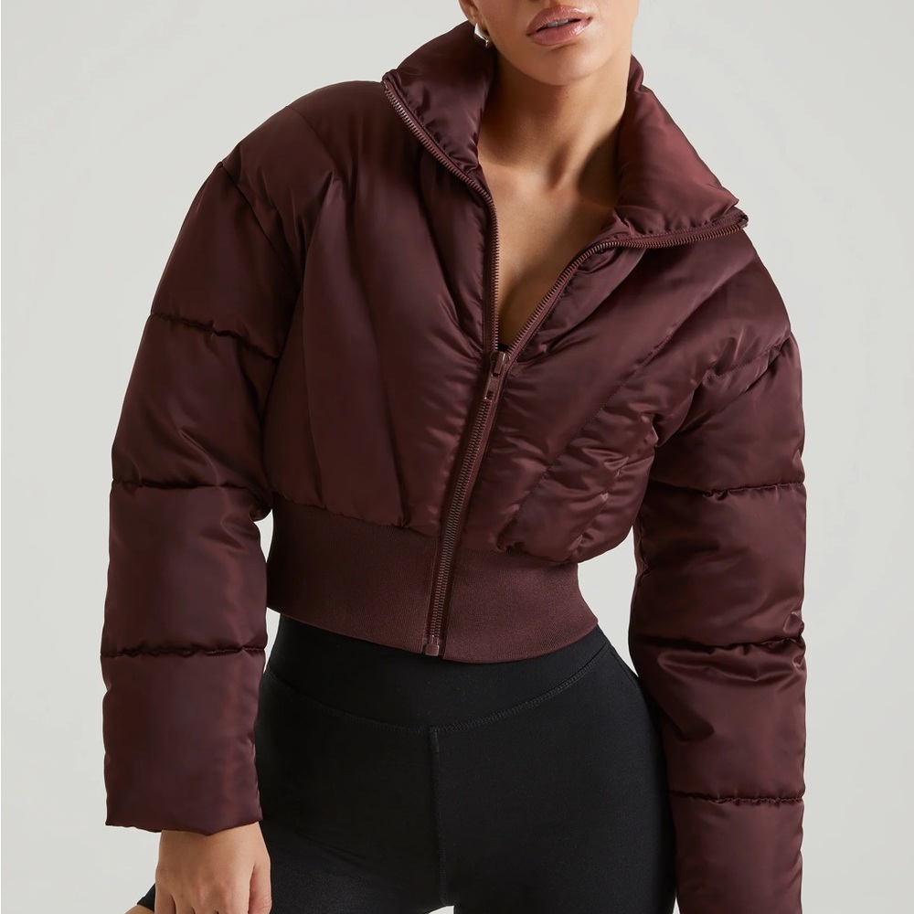 Maroon Puffer Jacket